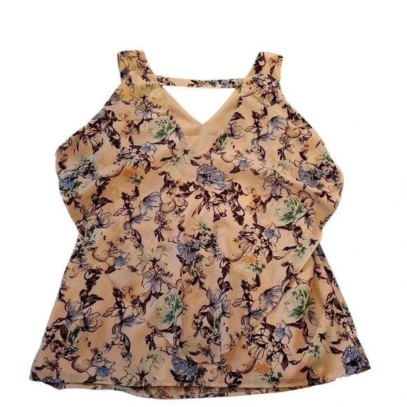 White House Black Market Tank/Blouse - Womens‎ - Size XXS - Floral - Picture 2 of 3